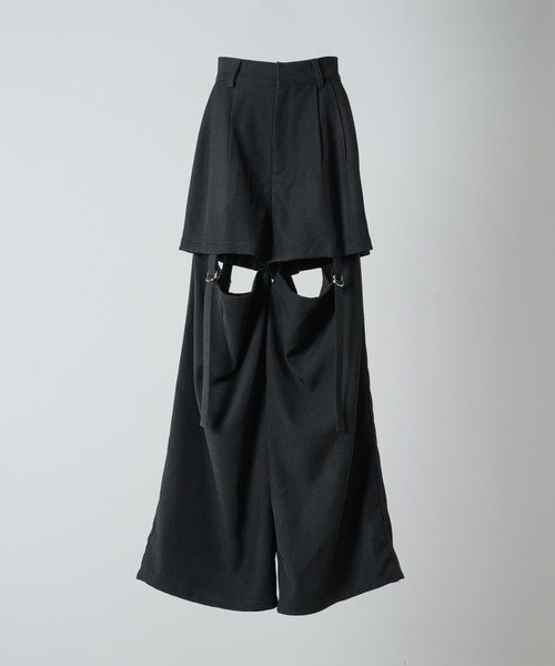 「17HR」 スラックス MEDIUM グレー レディース_画像2