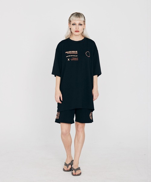 「VIRGOwearworks」 ショートパンツ 4 ブラック×ホワイト メンズ_画像8