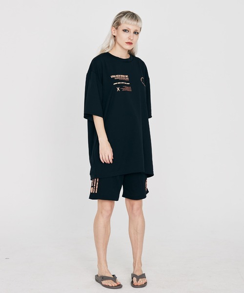 「VIRGOwearworks」 ショートパンツ 4 ブラック×ホワイト メンズ_画像9