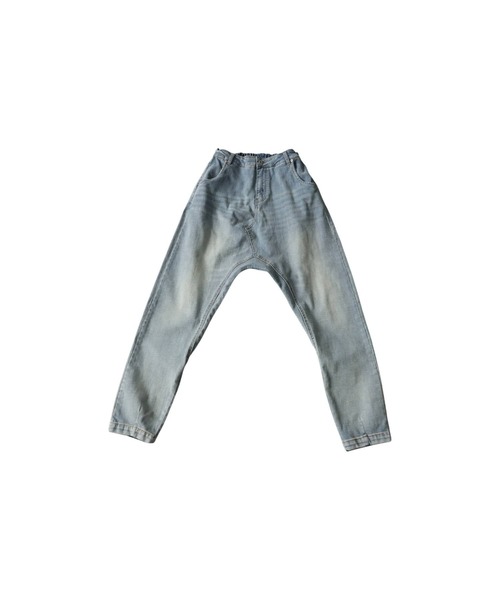 「antiqua」 サルエルデニムパンツ LARGE ブルー系その他 レディース_画像7