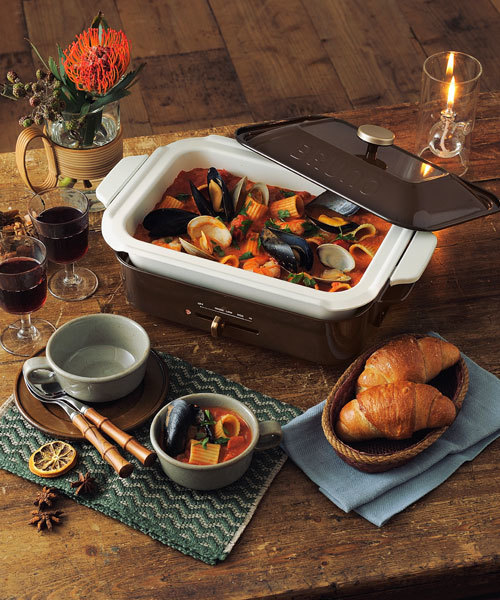 【愛品館江戸川店】BRUNOコンパクトホットプレート「BOE21-BR」（ブラウン） ID：133-023681-007 Amazon | BRUNO コンパクトホットプレート BOE021-BR ブラウン BOE021