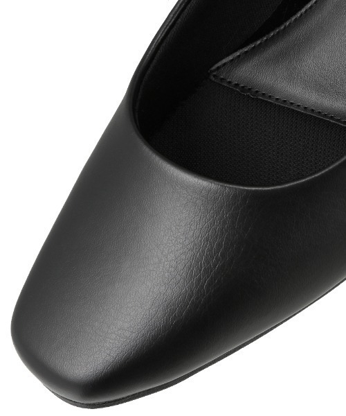 fuwaraku（フワラク） パンプス 幅広 3E 防水 スクエアトゥパンプス