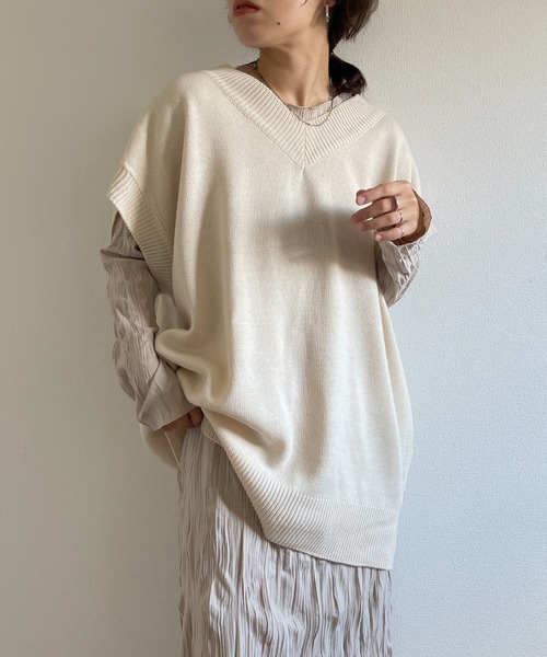 wee9s（ウィークス） ワンピース wave onepiece / シワ加工で形状記憶