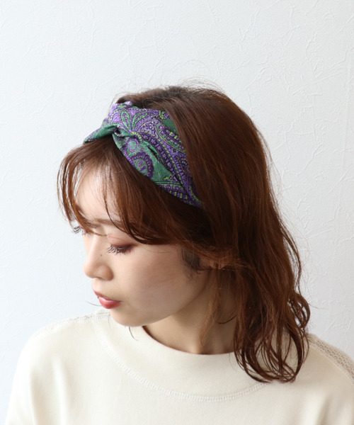 ヘアバンド ペイズリークロスターバン Zozotown Yahoo 店 通販 Yahoo ショッピング
