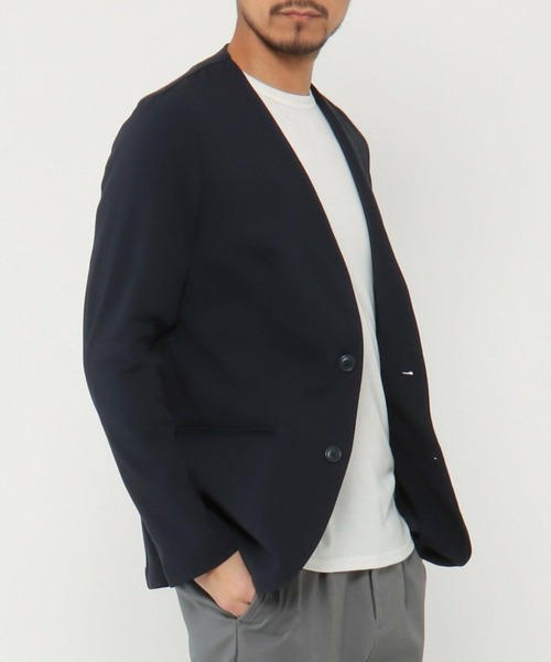 IKKA LOUNGE ジャケット テーラードジャケット ストレッチイージーケア