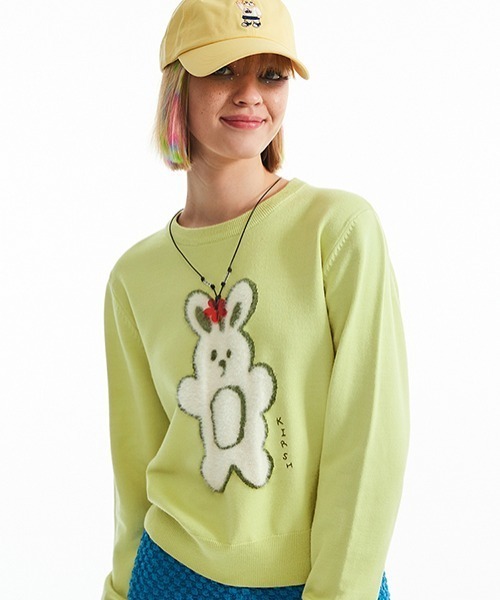 ニット セーター KIRSH WITTY BUNNY TWIN KNIT/キルシーウィティーバニーツインニット レディース