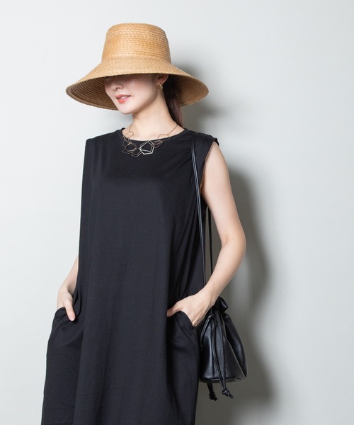 ローンタックショルダーワンピース N. Natural Beauty Basic*｜ローンタックショルダーワンピース
