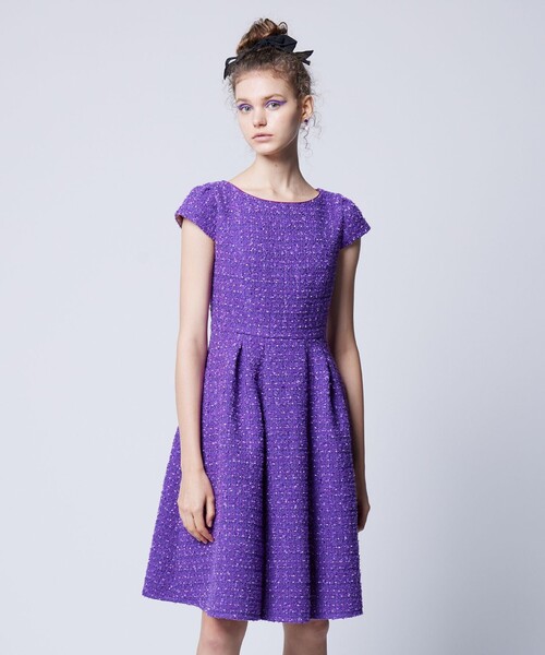TOCCA（トッカ） ワンピース CHIFFON TWEED ドレス : ZOZOTOWN Yahoo 
