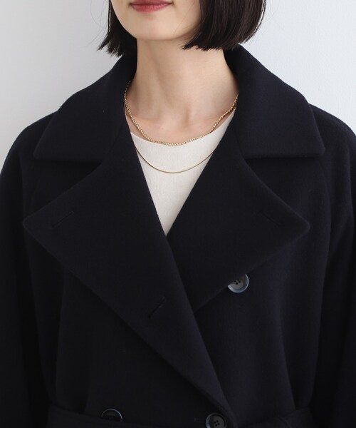 INDIVI（インディヴィ） トレンチコート コート 「ウール」トレンチ風