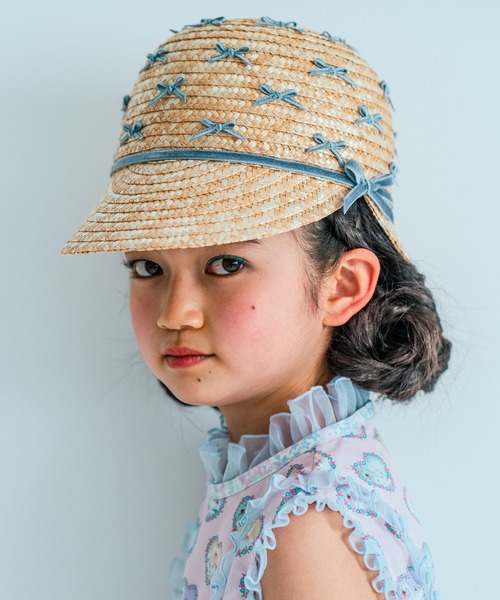帽子 ハット LOLA MAY | ストローハット キッズ 子供 女の子の画像