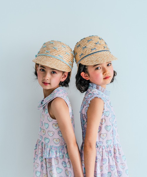 帽子 ハット LOLA MAY | ストローハット キッズ 子供 女の子の画像