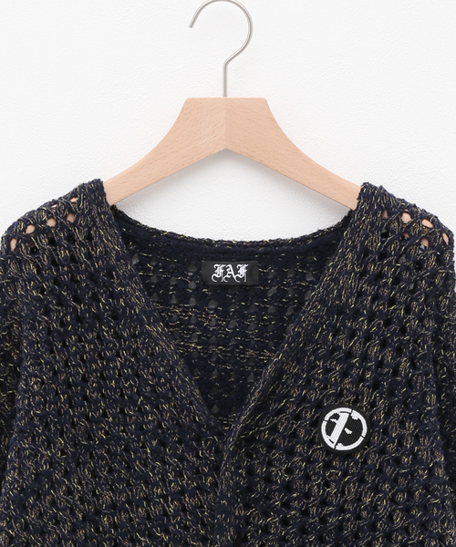 カーディガン 「FAF (FAKE AS FLOWERS) / フェイク アス フラワーズ