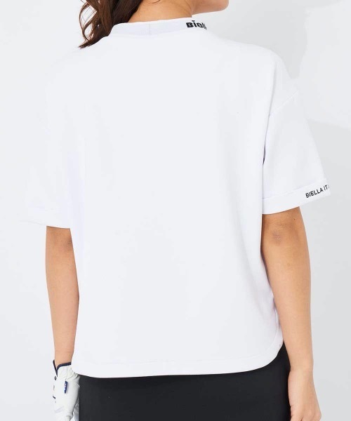 ブラウス シャツ 「FILA GOLF/フィラゴルフ」レディースモックネックシャツ　防透素材  ゴルフ レディース FILA GOLF ブラウス シャツ 「FILA GOLF/フィラゴルフ