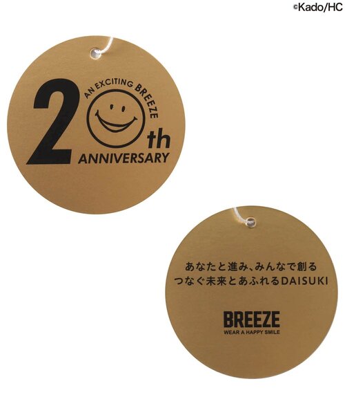 BREEZE（ブリーズ） キャップ 帽子 「20周年」SMILE TALKING HANDS