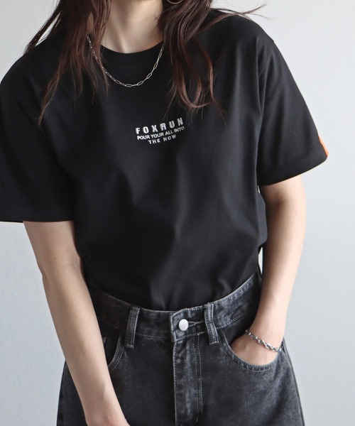 tシャツ 「FOXRUN/フォックスラン」 別注ワンポイント刺繍Tシャツ