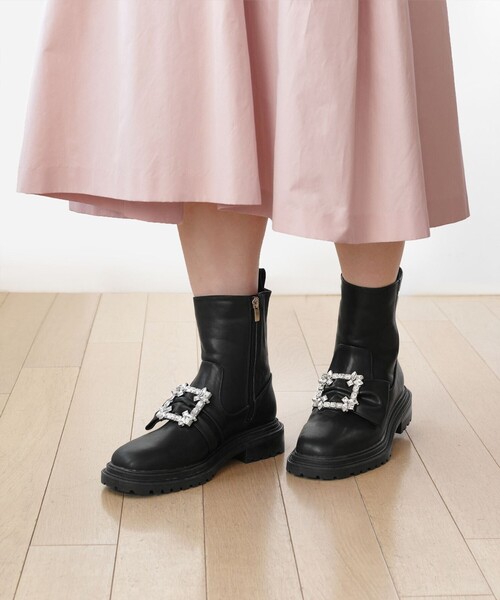 国内配送★TOCCA★スクエアビジューレインブーツ 大人可愛い◎ SQUARE BIJOUX RAINBOOTS – TOCCA OFFICIAL SITE