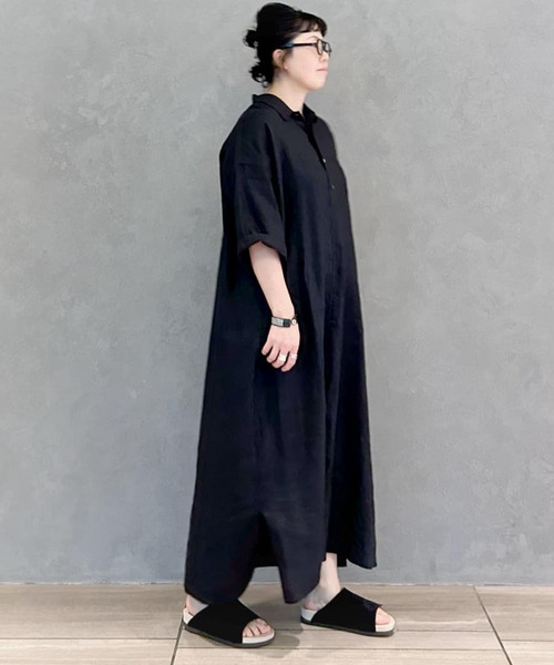 JOURNAL STANDARD LUXE ワンピース 40リネンワッシャー シャツ