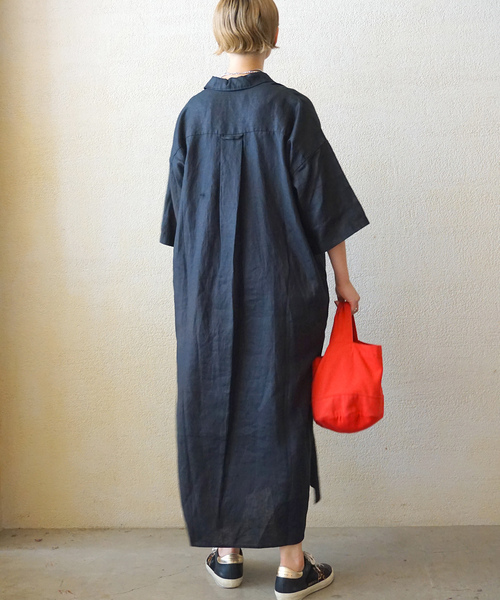 JOURNAL STANDARD LUXE ワンピース 40リネンワッシャー シャツ