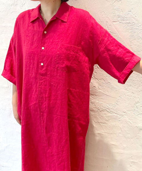 JOURNAL STANDARD LUXE ワンピース 40リネンワッシャー シャツ