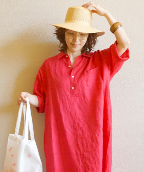 JOURNAL STANDARD LUXE ワンピース 40リネンワッシャー シャツ