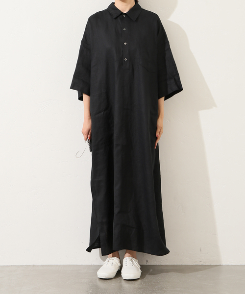 ジャーナルスタンダード　ラックス　40リネンワッシャーシャツワンピース JOURNAL STANDARD LUXE ワンピース 40リネンワッシャー シャツ