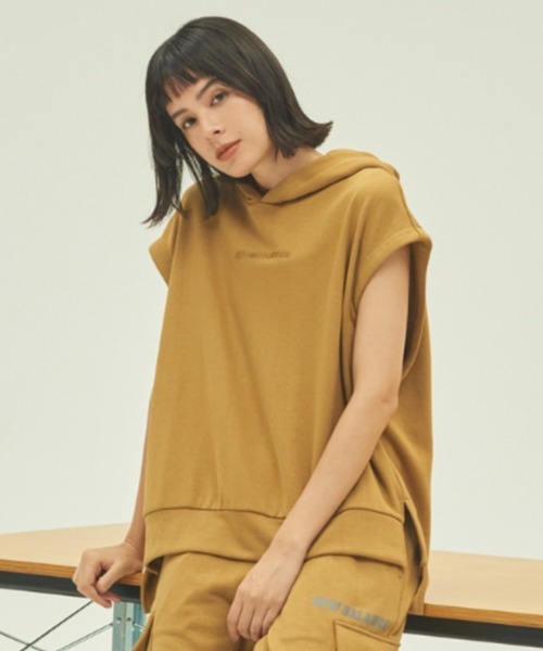ベスト ジレ 「New Balance for emmi」Hooded Vest レディース