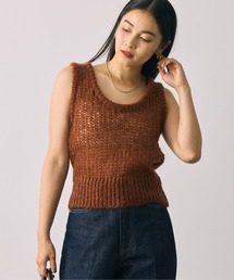 BABYLONE（バビロン）の「ニットマニッシュジレ（ベスト）」 - WEAR