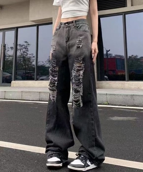 CANVAS+ ジーンズ デニム デニムパンツ 「CANVAS+」グラデーション