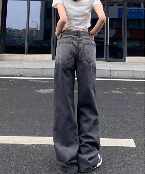 CANVAS+ ワイドパンツ ジーンズ デニム デニムパンツ 「CANVAS+ 