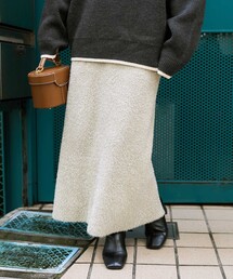 NINE フェザースカート NINE（ナイン）の「フェザースカート（）」 - WEAR