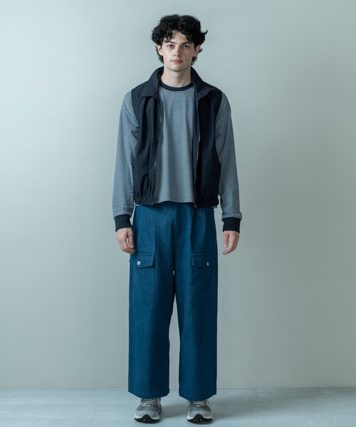 Be.Nection ベスト ジレ NYLON STAND COLLAR VEST / ナイロンスタンド