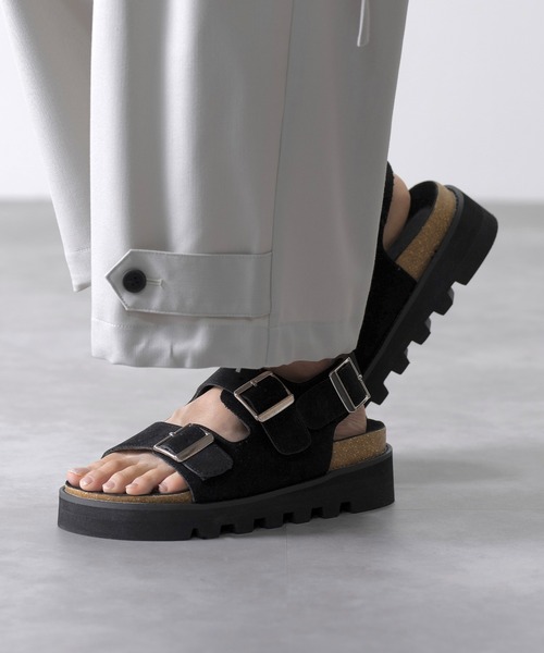 CLEL 「CLEL」 サンダル X-SMALL ブラック メンズ : ZOZOTOWN
