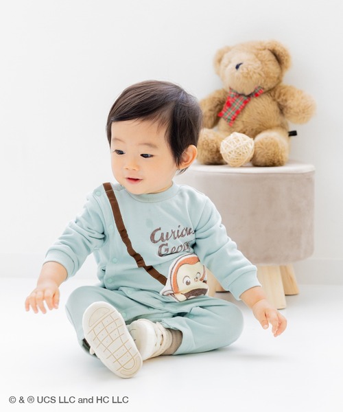 chil2 ベビー服 ロンパース おさるのジョージ / 長袖