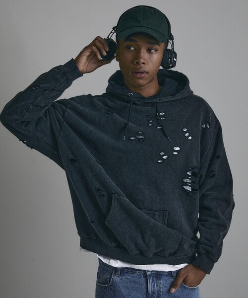 Firsthand（ファーストハンド） パーカー DAMAGE HOODIE / ダメージ