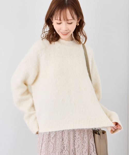 【訳あり】OLLEBOREBLA♥️ブルーぶたさんきりんペギンニットチュニック 選べる2type】ボタンニットチュニック（ニット/セーター