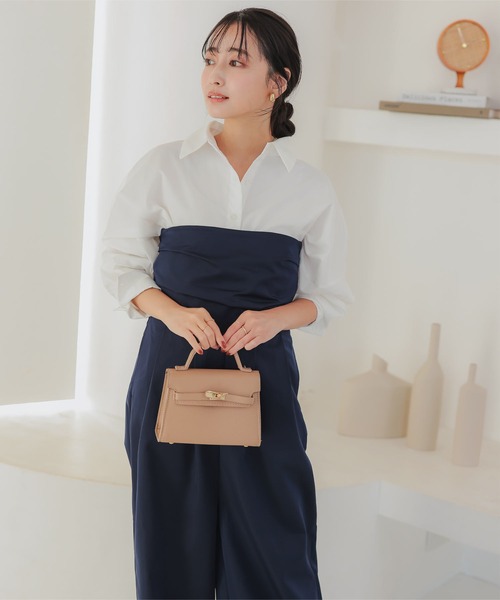 サロペット オーバーオール 「 低身長向けサイズ 」 ドレープ