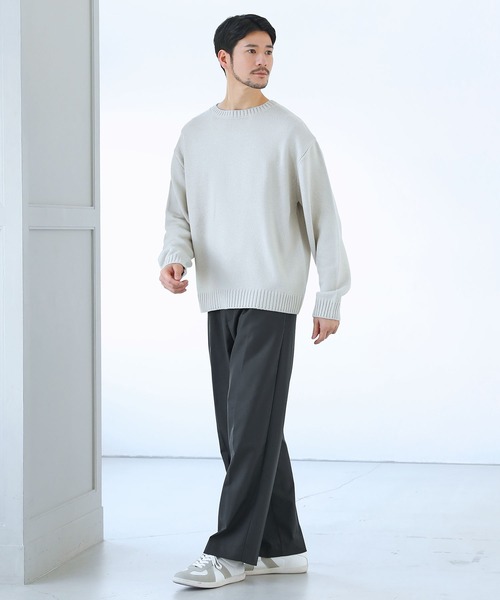 SPU セーター ニット アクリル5Gウォッシャブル長袖ニット