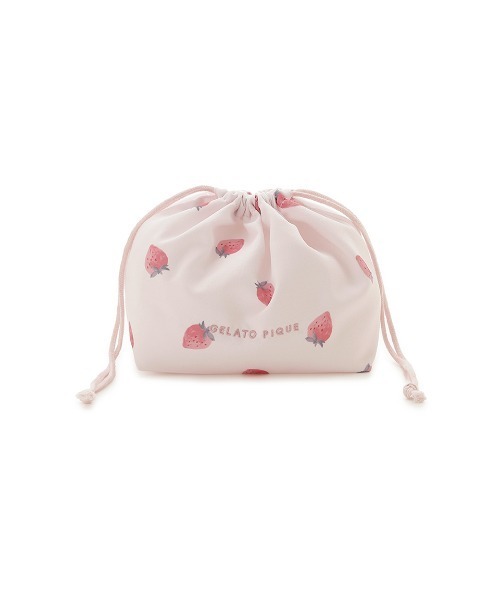 gelato pique（ジェラートピケ） ポーチ 「KIDS」巾着M キッズ 子供