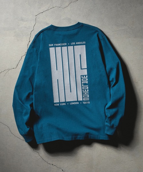 売切れ前に 大人気 HUF BIG BLOCK LS TEE バックプリントGOOD 売切れ前に 大人気 HUF BIG BLOCK LS TEE バックプリントGOOD
