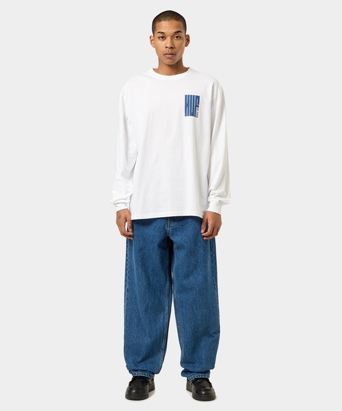 HUF tシャツ BIG BLOCK LS TEE / ハフ ヘビーウェイト ロング