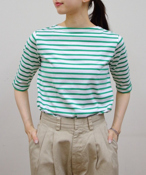★値下げ不可★新品 オーシバル ORCIVAL ボートネック半袖プルオーバー ORCIVAL tシャツ ORCIVAL/オーシバル ボートネックハーフ