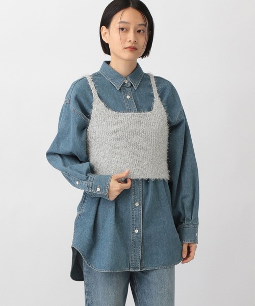 Phillip Lim フィリップリム ラメ使用 ベスト・ジレ・ビスチェ S A part by ベスト ジレ ラメニットビスチェ レディース