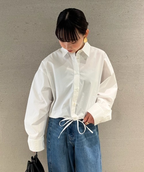 ミラオーウェン　ドロストショートシャツ Mila Owen｜ドロストショートシャツ | Rakuten Fashion(楽天