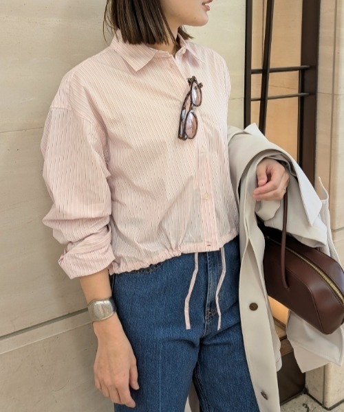 ミラオーウェン　ドロストショートシャツ Mila Owen｜ドロストショートシャツ | Rakuten Fashion(楽天