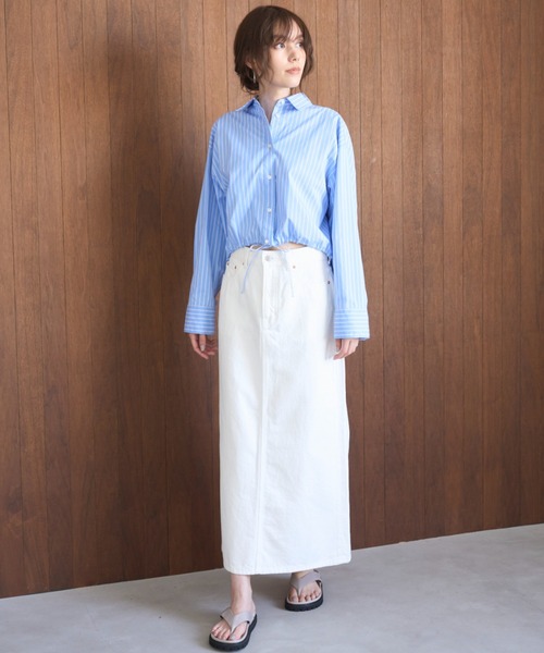 ミラオーウェン　ドロストショートシャツ Mila Owen｜ドロストショートシャツ | Rakuten Fashion(楽天