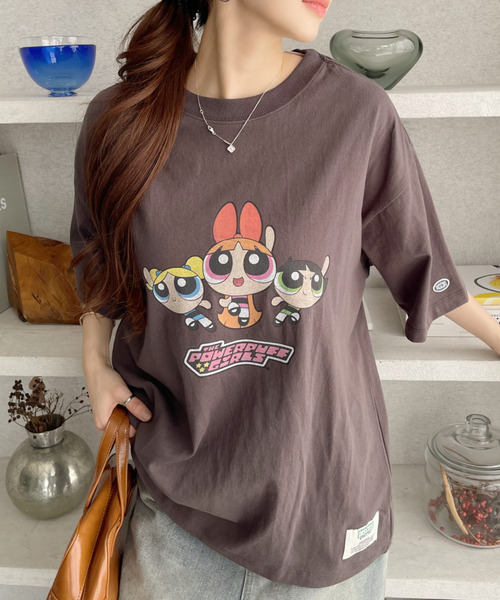パワーパフガールズ TシャツXS オーバーサイズ Ada. tシャツ 「パワーパフガールズ / POWERPUFF GIRLS パワパフ