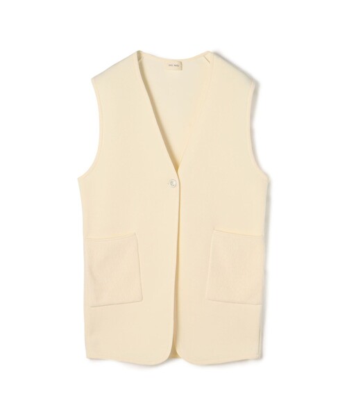 DES PRES（デプレ） ベスト ジレ レーヨンナイロンダブルフェイス V