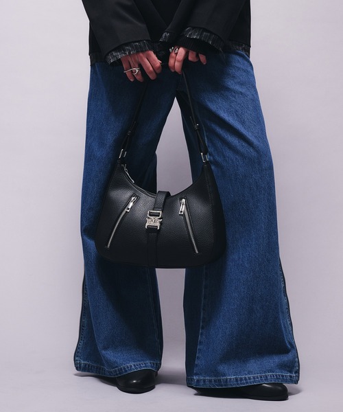 selle glant サイドデザインタックハーフムーンバッグ SIDE DESIGN TUCK HALF MOON BAG/サイドデザインタックハーフ