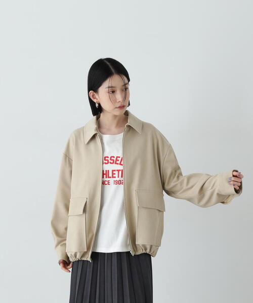 限定　新品　ナチュラルビューティーベーシック　アウター　ブルゾン レディース N.Natural Beauty Basic ブルゾン アウター ビッグポケット