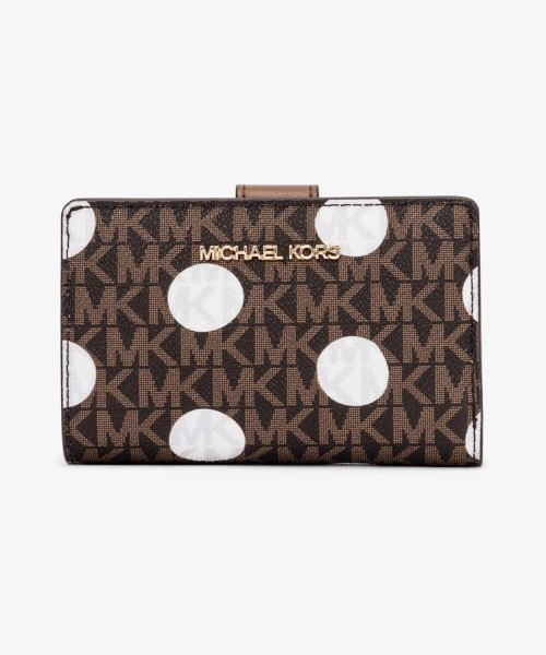即日発送★Michael Kors★JET SET TRAVEL ミディアム ウォレット 公式アウトレット】JET SET TRAVEL コンパクト ウォレット